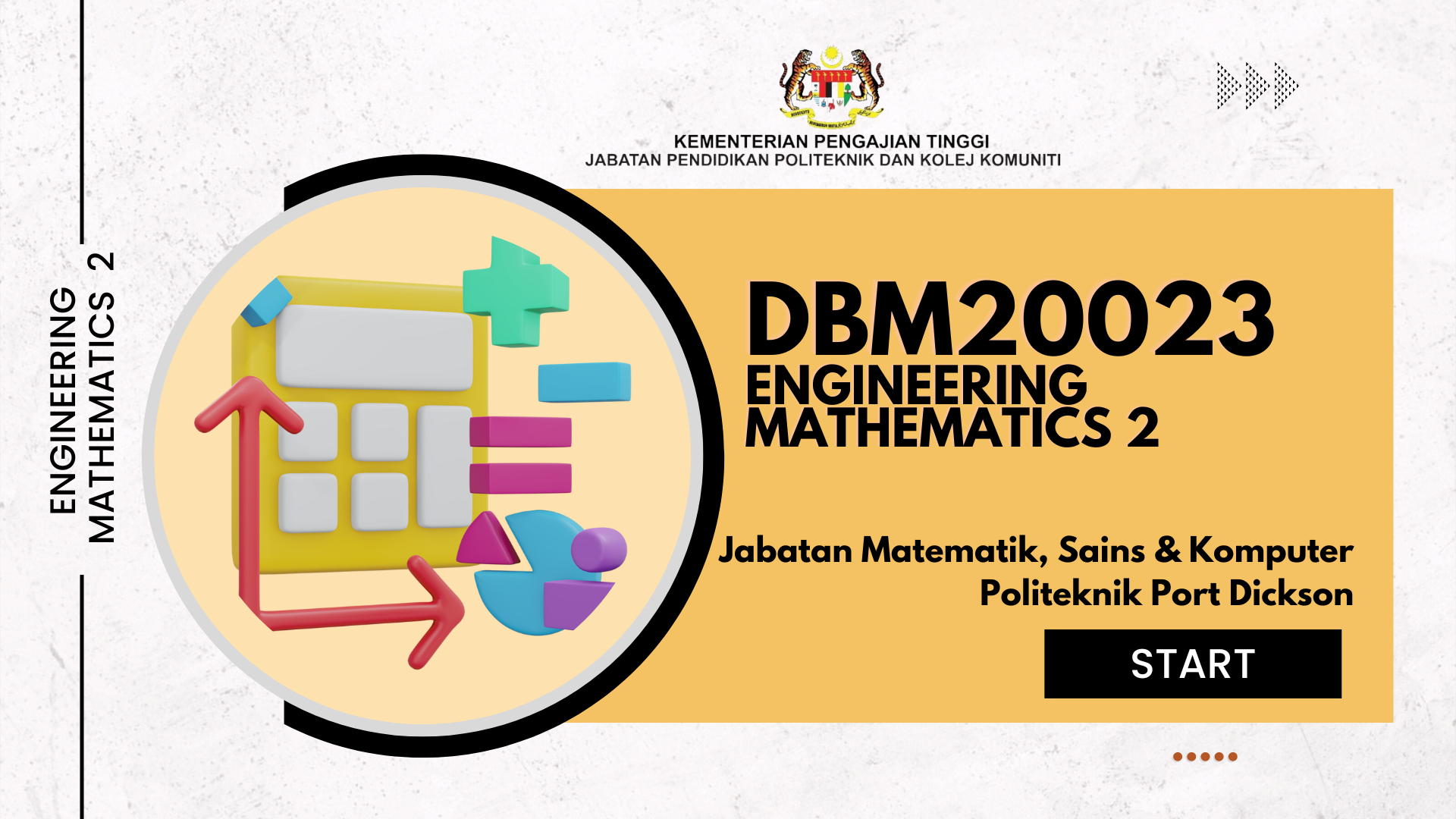 DBM20023 ENGINEERING MATHEMATICS 2