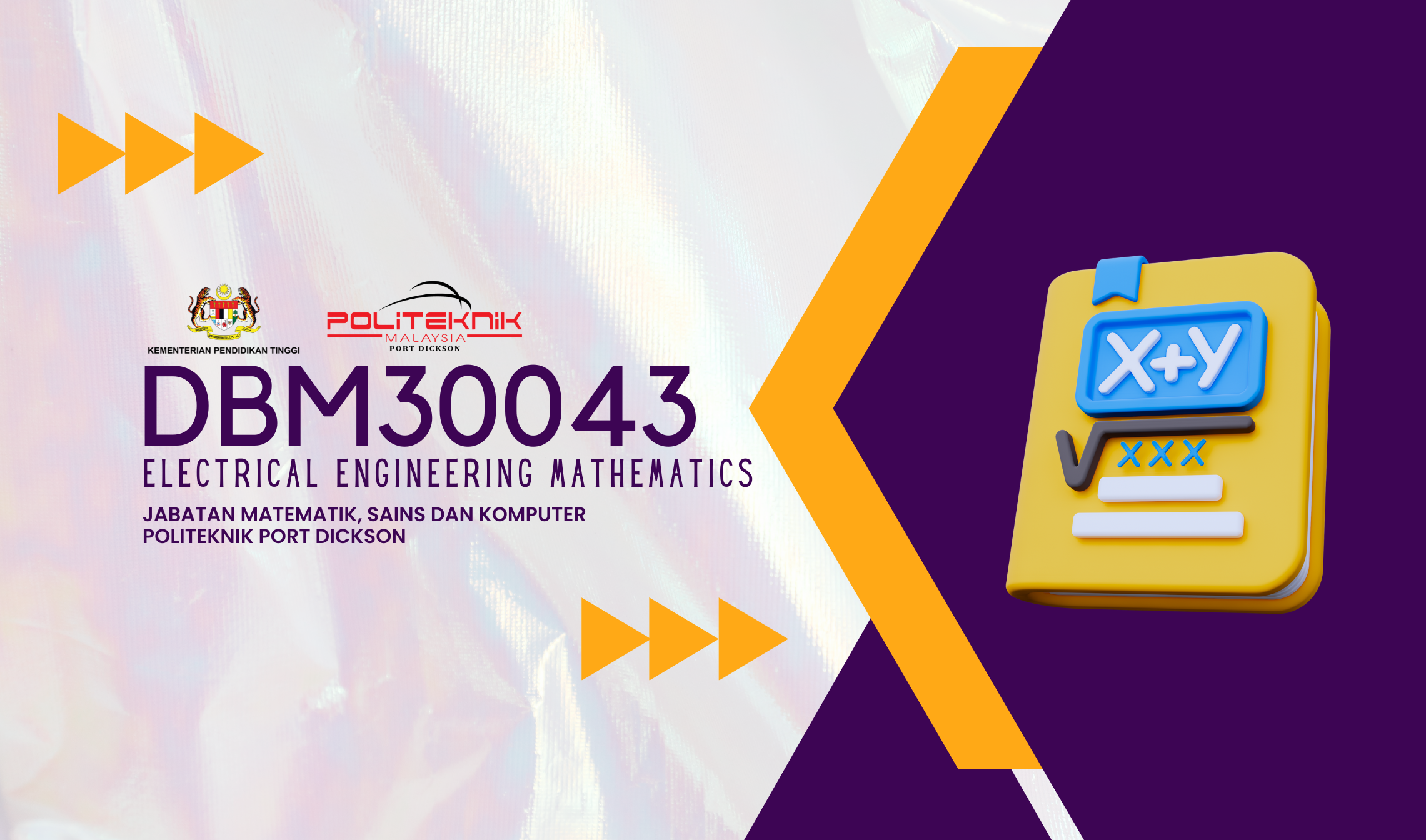DBM30043/DBM30193 ELECTRICAL ENGINEERING MATHEMATICS_S1