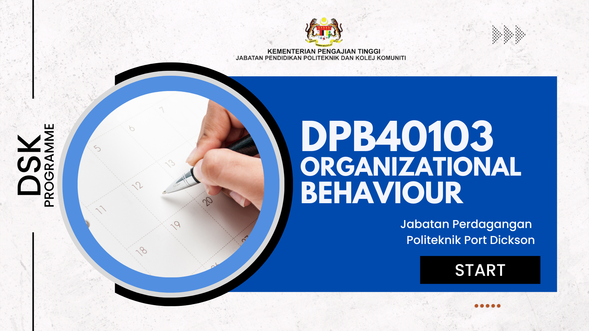 DPB40103 ORGANIZATIONAL BEHAVIOUR_S1