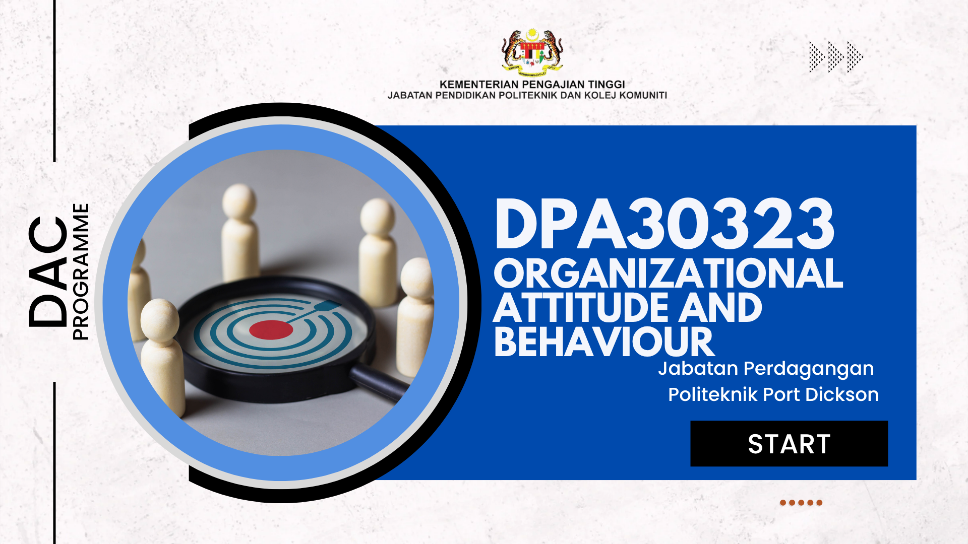 DPA30323 ORGANIZATIONAL ATTITUDE AND BEHAVIOUR_S1